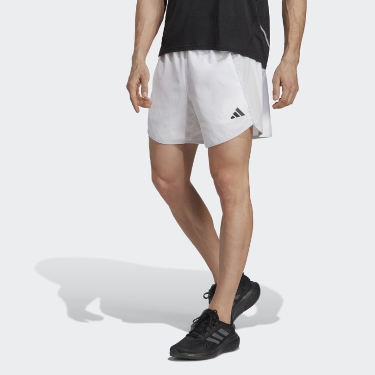Shorts De Running Adidas Hechos Para Ser Rehechos Blancos