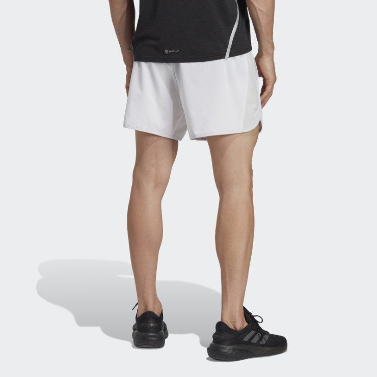 Shorts De Running Adidas Hechos Para Ser Rehechos Blancos