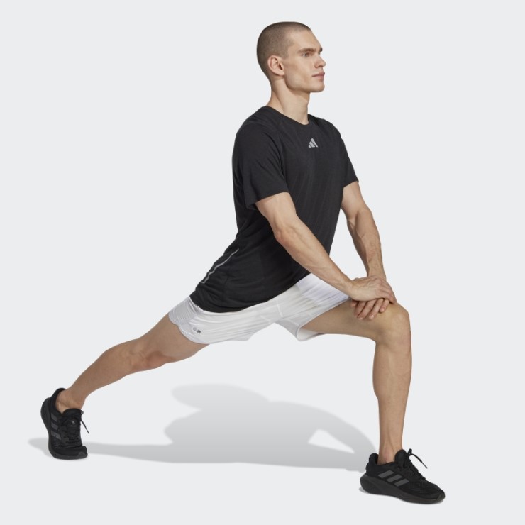 Shorts De Running Adidas Hechos Para Ser Rehechos Blancos