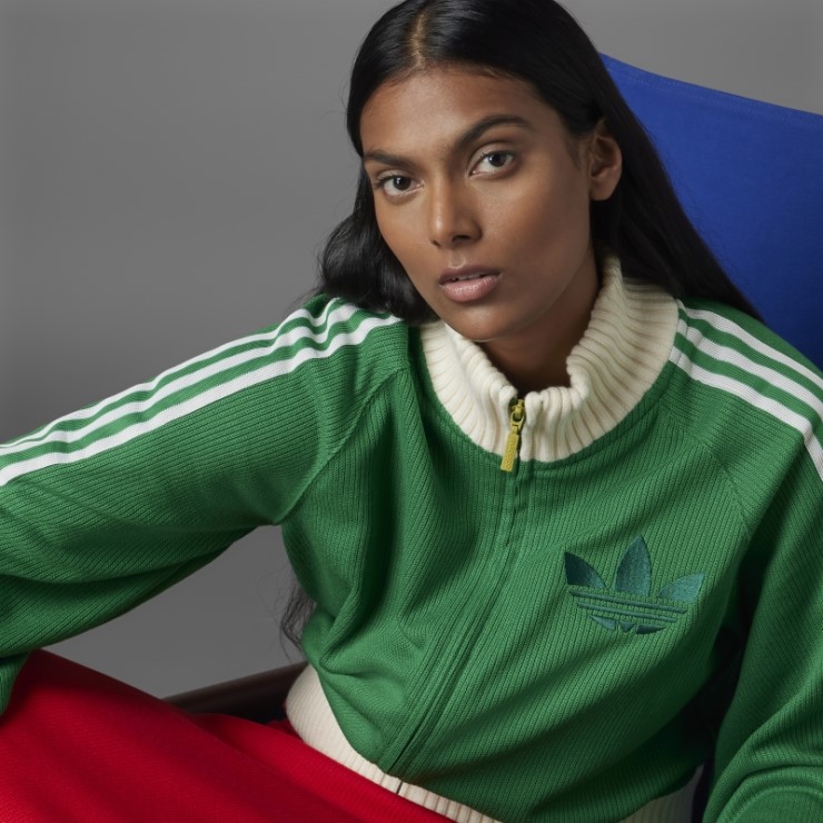 Falda De Punto Adidas Adicolor 70s Escarlata