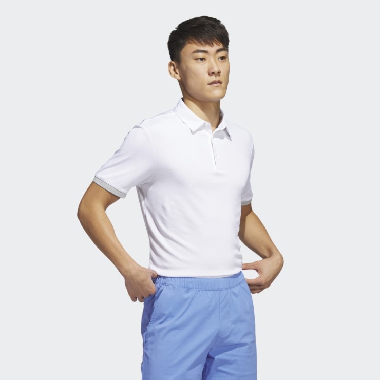 Polo Adidas Heat.rdy Blanco