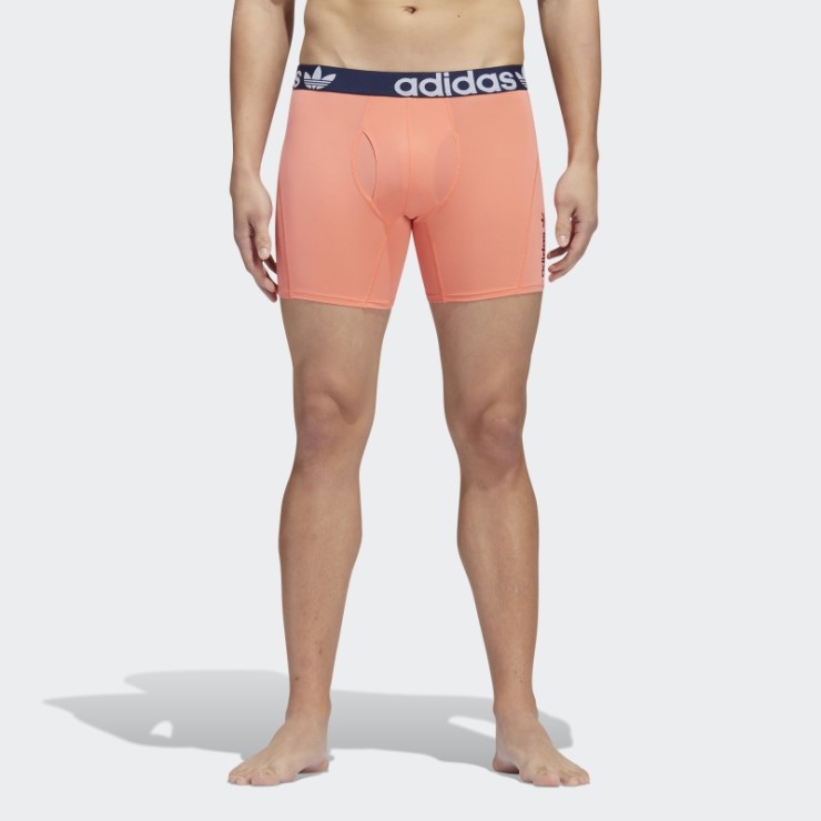 Calzoncillos Boxer Adidas Trefoil 2 Pares Coral