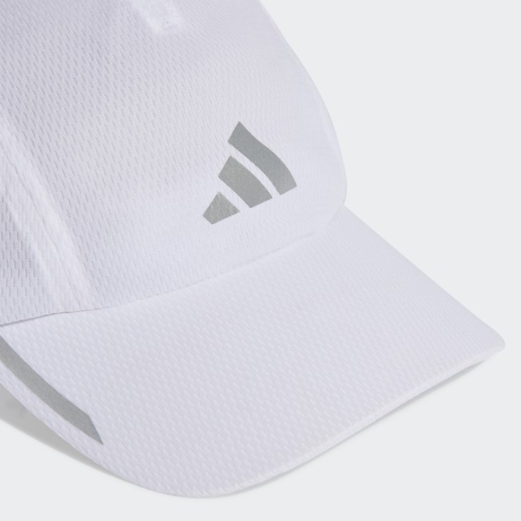 Adidas Running Aeroready Gorra De Malla De Cuatro Paneles Blanca