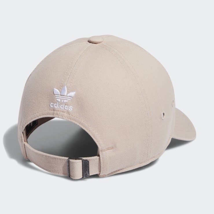 Gorra Beis Con Mini Logo Holgado De Adidas
