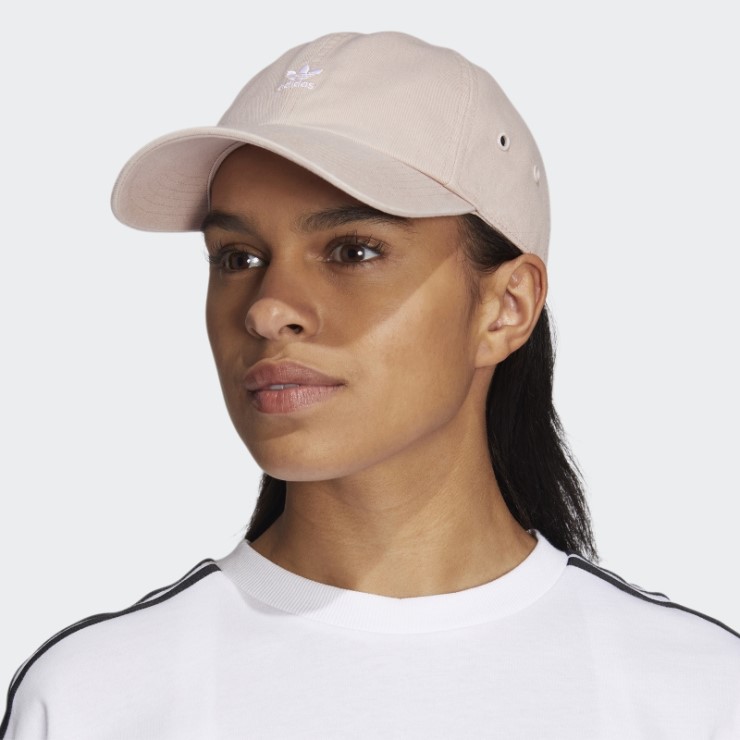 Gorra Beis Con Mini Logo Holgado De Adidas