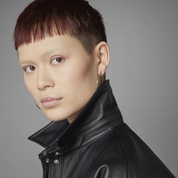 Adidas Chaqueta De Chándal De Piel Sintética Siempre Original Negro