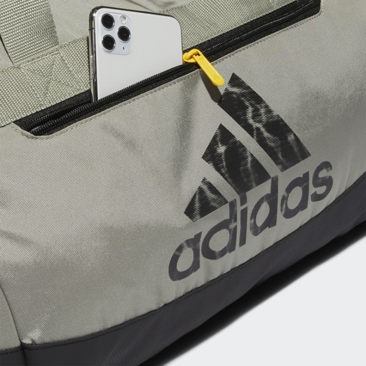 Adidas Defender Iv Mediano Bolsa De Lona Plateada