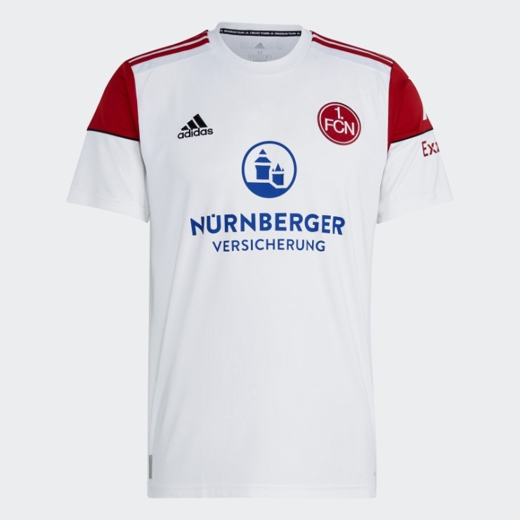 Camiseta Blanca Fc Nürnberg 22/23 Segunda Equipación Adidas