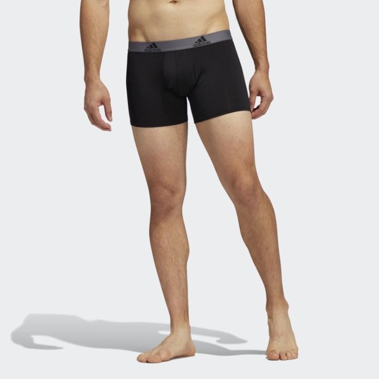 Pack De Tres Calzoncillos Negros Adidas Performance