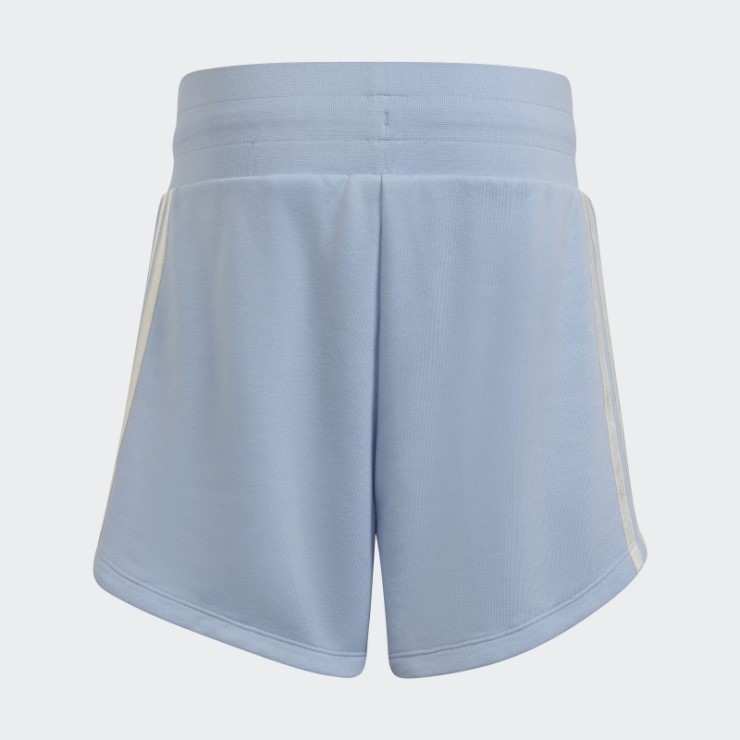 Shorts De Cintura Alta Con Estampado Gráfico Azul Amanecer Adidas