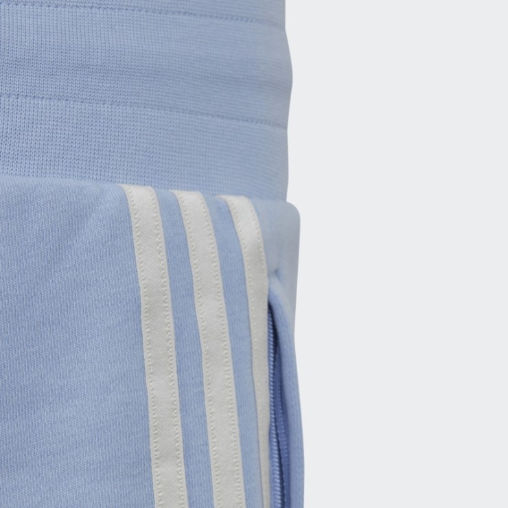 Pantalones Cortos De Cintura Alta Con Estampado Gráfico Adidas Azul Amanecer