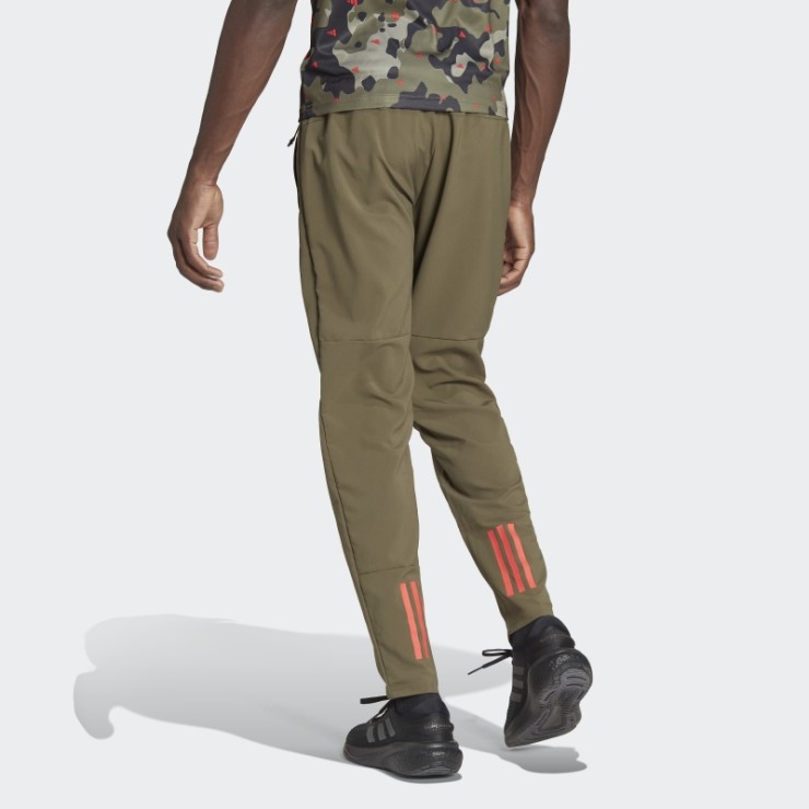 Pantalón De Entrenamiento De Temporada Adidas Train Essentials Verde Oliva