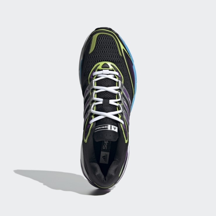 Negro Adidas Supernova Cojín 7 Zapatos