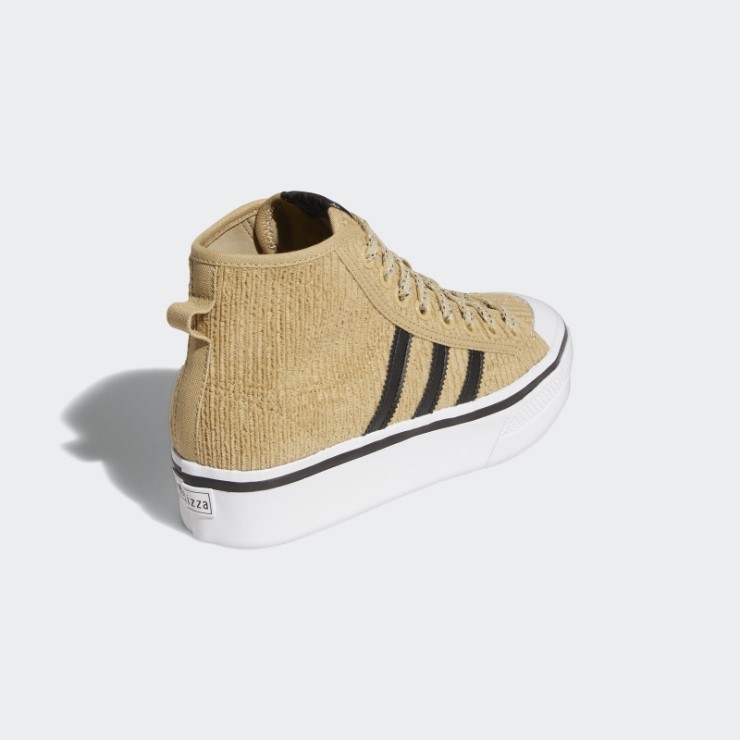 Zapatillas Nizza Plataforma Mid Beige Tono Adidas
