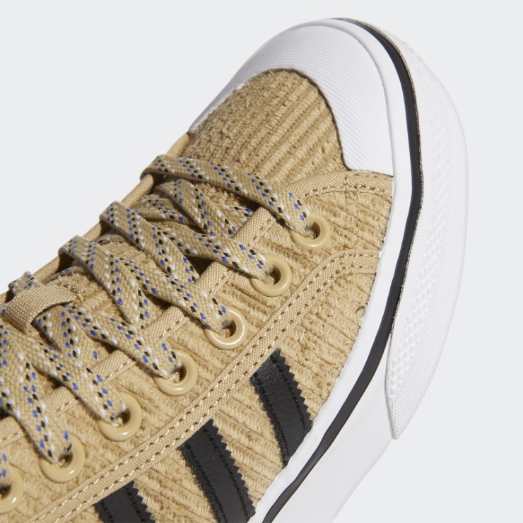 Zapatillas Nizza Plataforma Mid Beige Tono Adidas