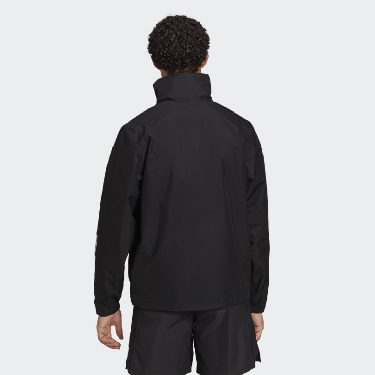 Adidas Bsc 3-stripes Rain.rdy Chaqueta Negro Moda