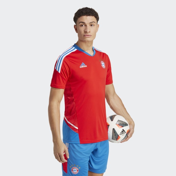 Camiseta De Entrenamiento Adidas Fc Bayern Condivo 22 Rojo