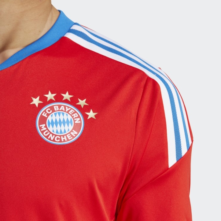 Camiseta De Entrenamiento Adidas Fc Bayern Condivo 22 Rojo