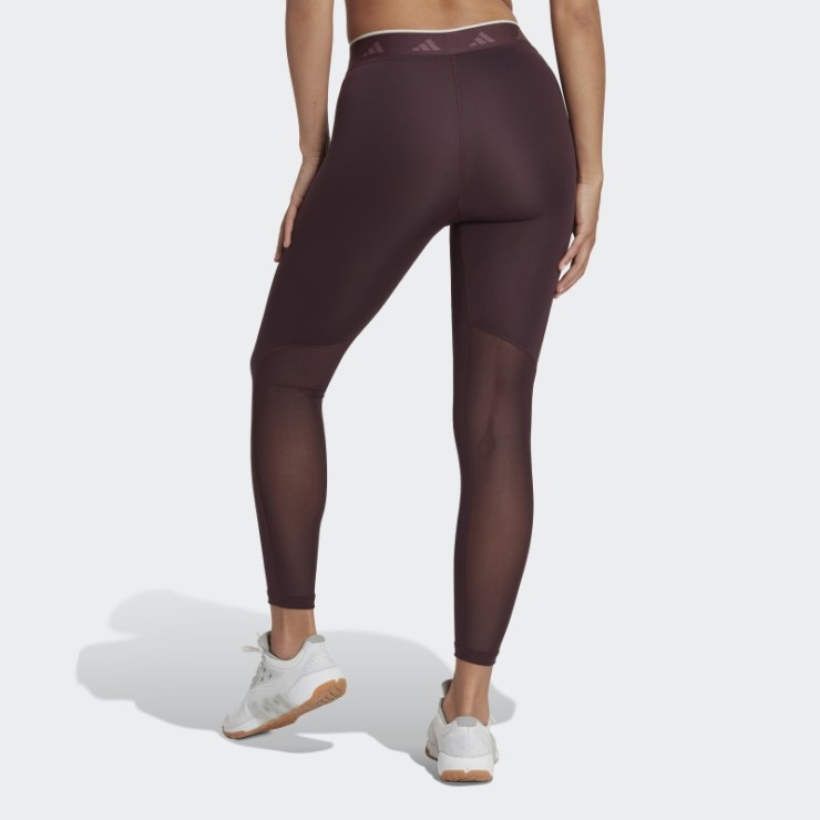 Adidas Techfit V-shaped Elastic 7/8 Leggings Granate