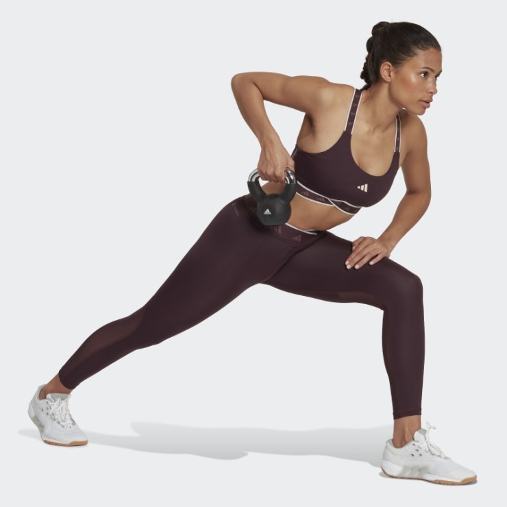 Adidas Techfit V-shaped Elastic 7/8 Leggings Granate