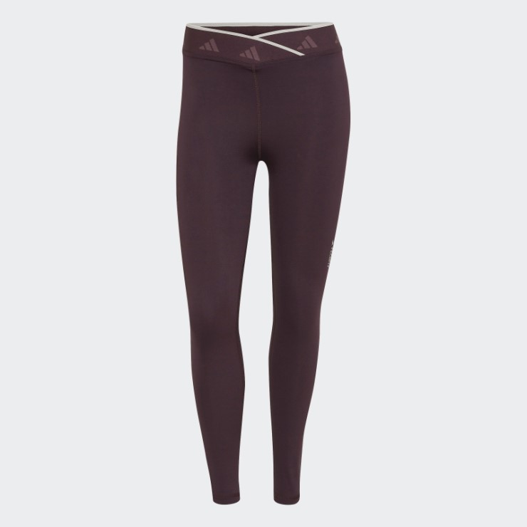 Adidas Techfit V-shaped Elastic 7/8 Leggings Granate