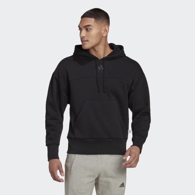 Sudadera Con Capucha Negra Studio Lounge Adidas
