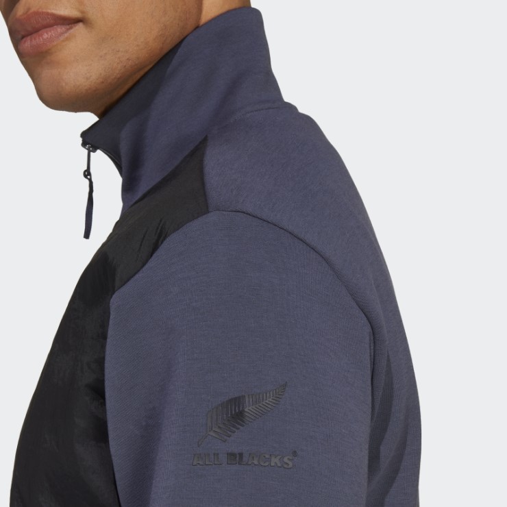 Adidas All Blacks Rugby Chaqueta De Estilo De Vida Azul Marino