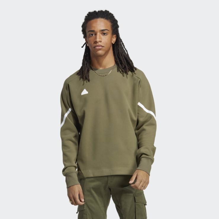 Sudadera Verde Adidas Diseñada Para Gameday Premium