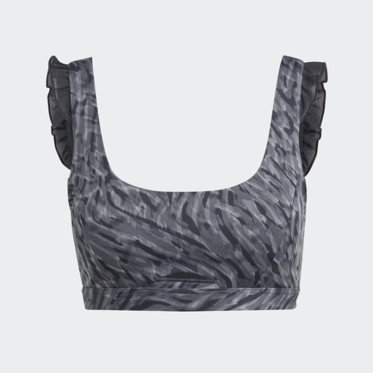 Sujetador De Sujeción Media Coreflow Studio Negro Adidas