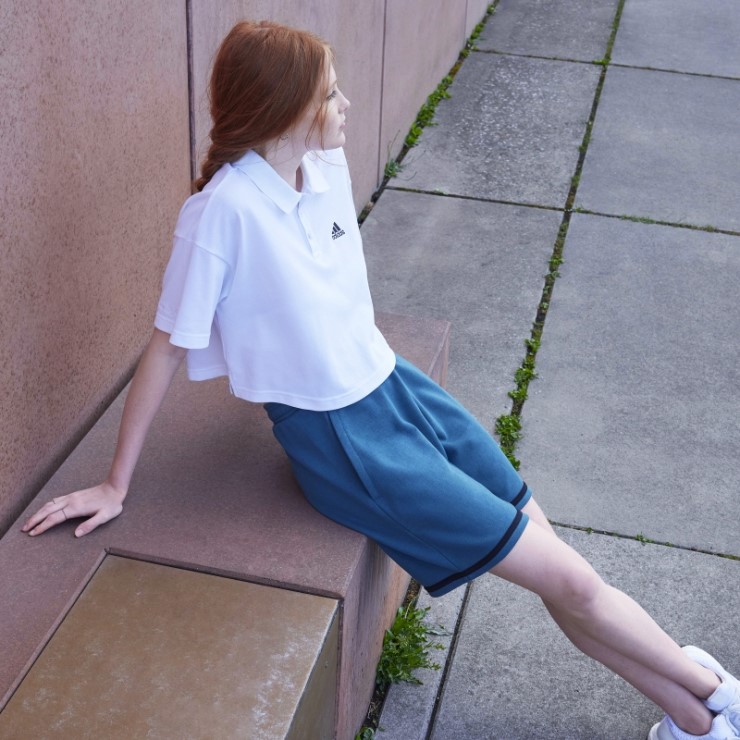 Pantalones Cortos Adidas French Terry (género Neutral) Viridian