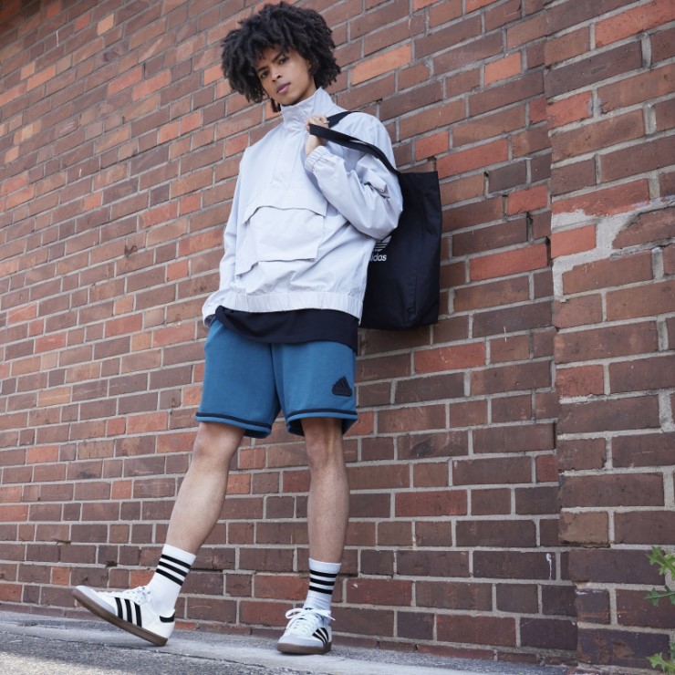 Pantalones Cortos Adidas French Terry (género Neutral) Viridian