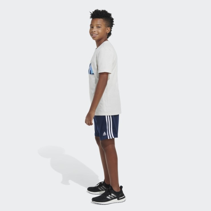 Camiseta Con Logo De Camuflaje De Aluminio Adidas