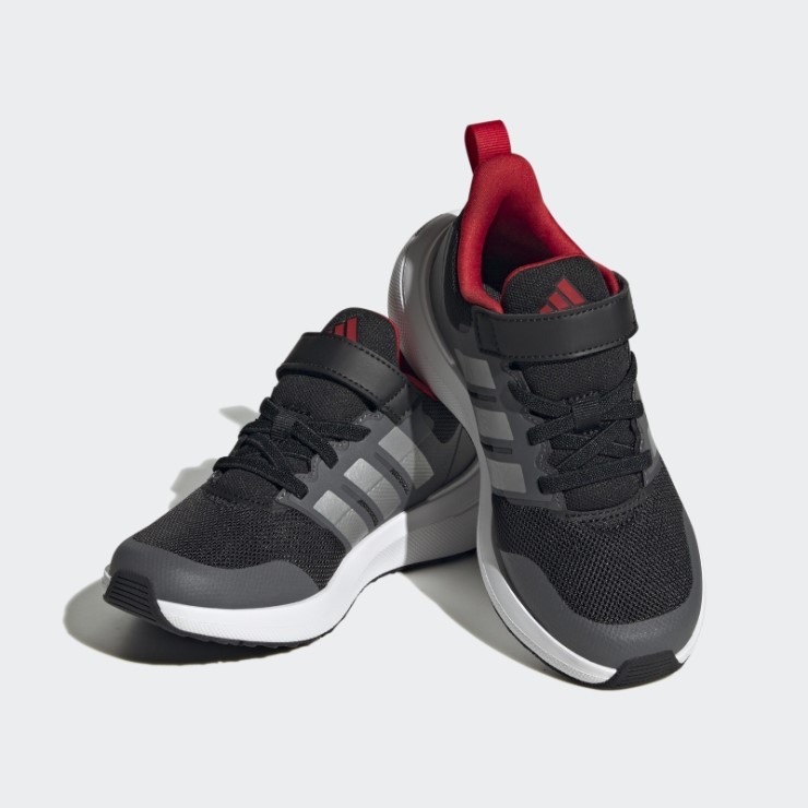 Adidas Fortarun 2.0 Cloudfoam Elastic Lace Scarlet Top Strap Zapatos