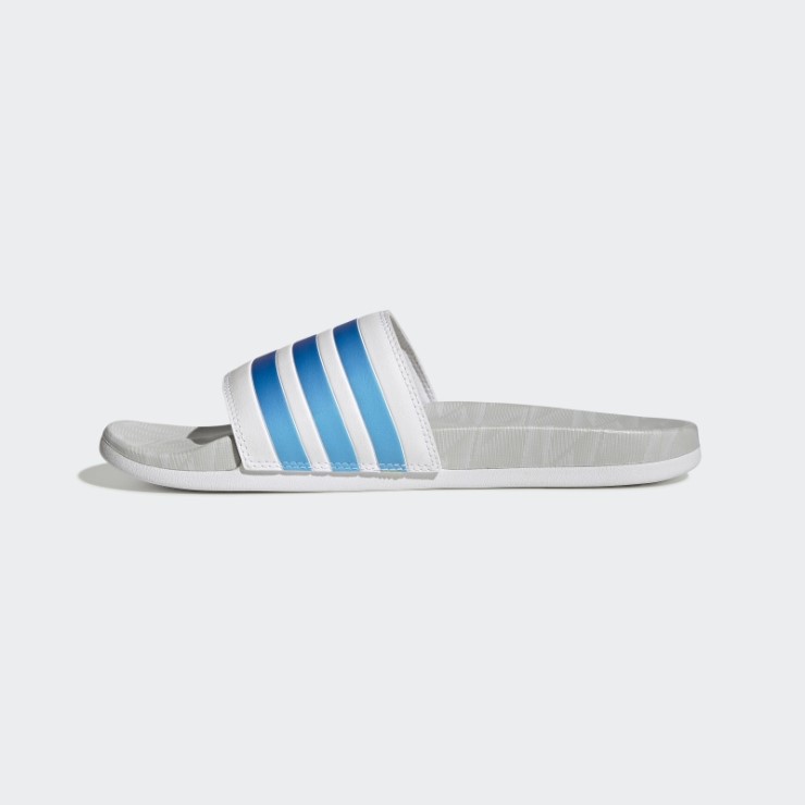 Chanclas Adidas Adilette Comfort Azul Brillo