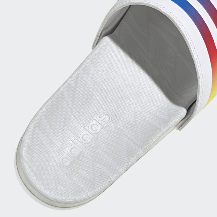 Chanclas Adidas Adilette Comfort Azul Brillo