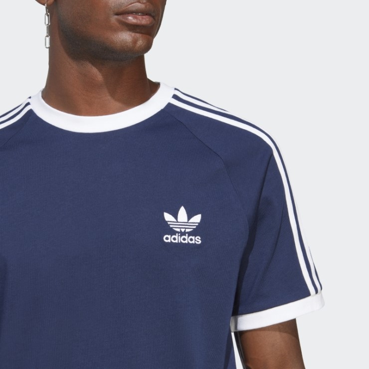 Adidas Night Indigo Adicolor Classics Camiseta De 3 Rayas