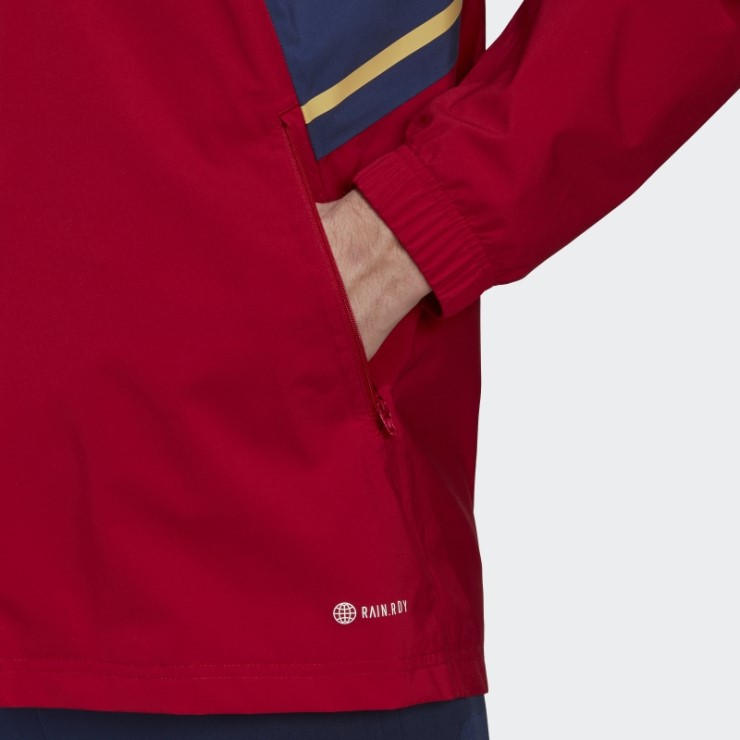 Ajax Amsterdam Condivo 22 Chaqueta De Tormenta Adidas Victoria Rojo