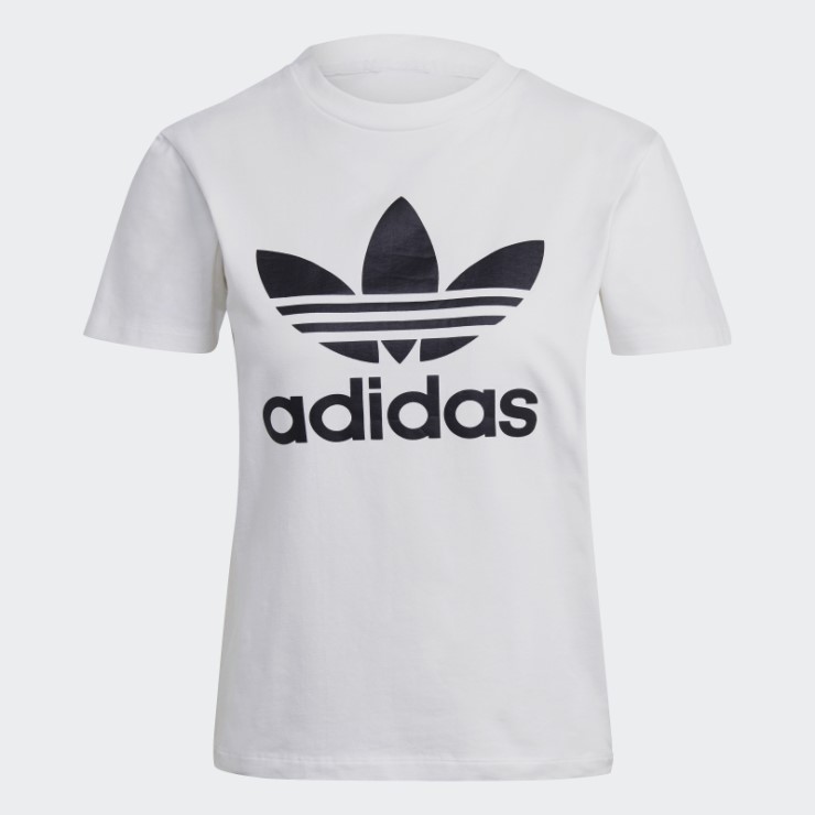Camiseta Adidas Adicolor Classics Trefoil Blanca