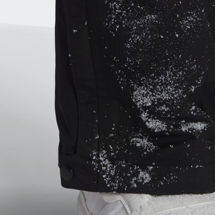 Pantalones Con Pechera Aislados De Dos Capas Con Estilo Resort Adidas Negro