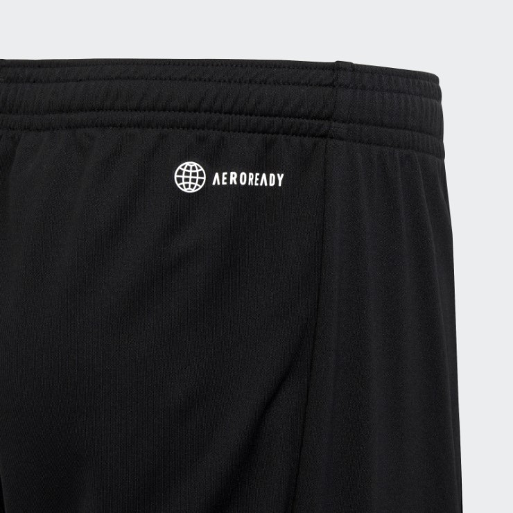 Adidas Shorts De Corte Regular Con Logo Aeroready Esencial De Tren Negro