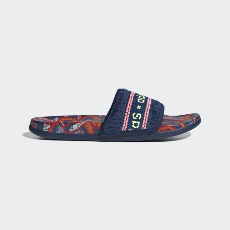 Chanclas Adilette Comfort Azul Misterio Adidas