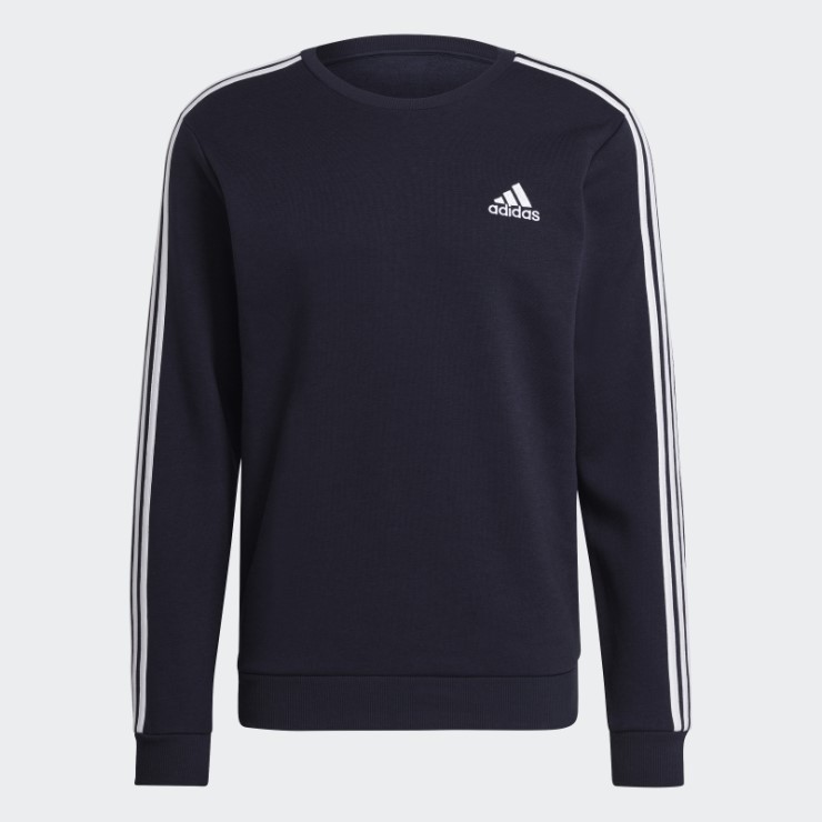Sudadera Essentials De Polar Con 3 Rayas Adidas Tinta