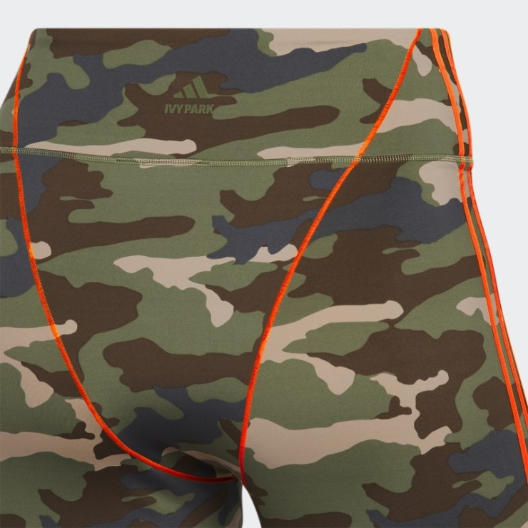Shorts De Ciclismo Adidas Aop Camo De 9 Pulgadas (talla Grande)