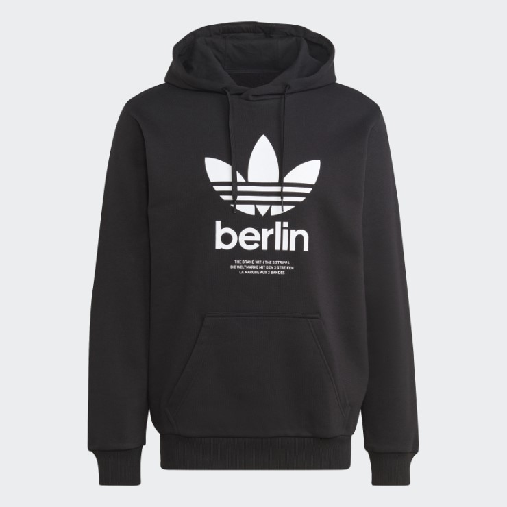 Sudadera Icone Berlin City Originals Negro Adidas