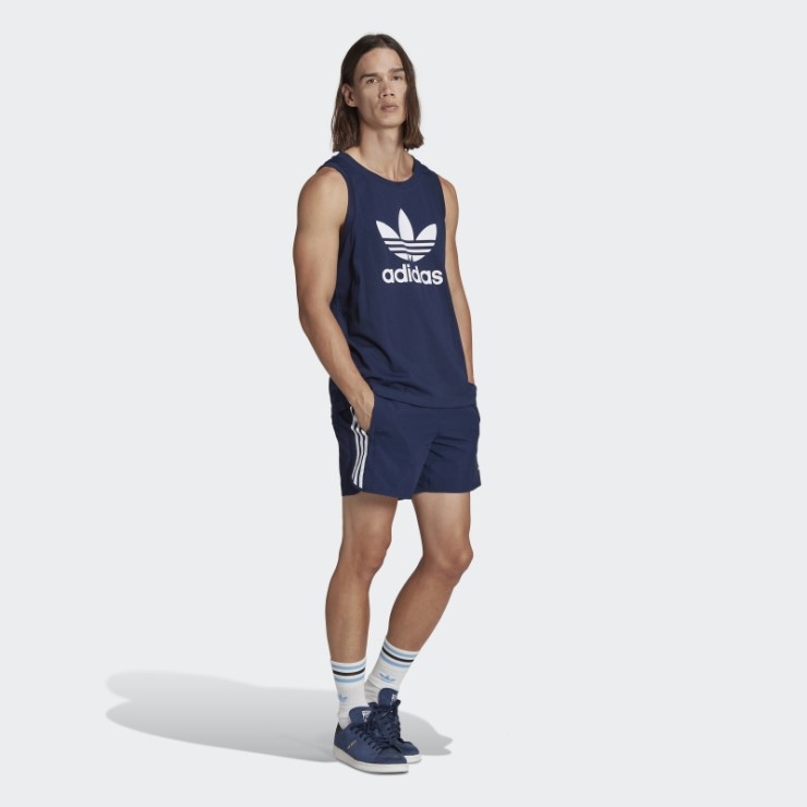 Camiseta Sin Mangas Adidas Adicolor Classics Trefoil Night Indigo