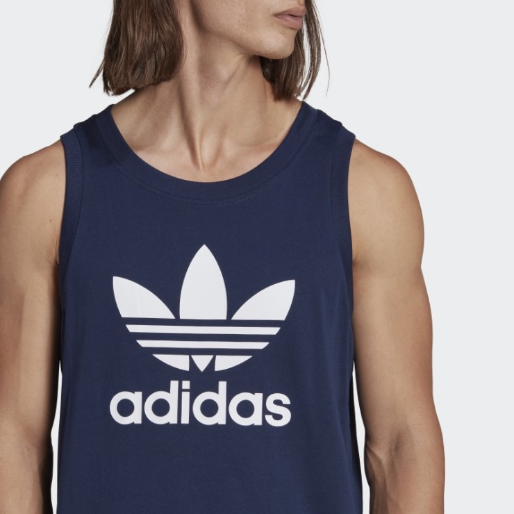Camiseta Sin Mangas Adidas Adicolor Classics Trefoil Night Indigo