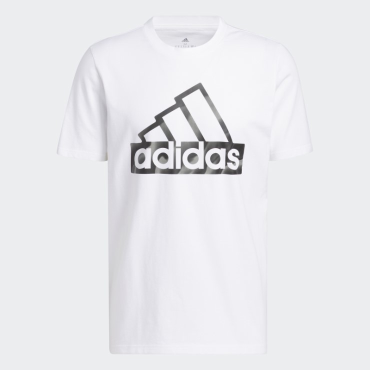 Camiseta Blanca De Manga Corta Con Gráfico De íconos Del Futuro De Adidas