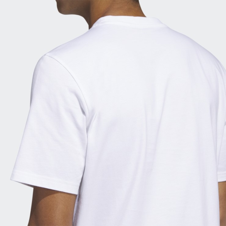 Camiseta Blanca De Manga Corta Con Gráfico De íconos Del Futuro De Adidas
