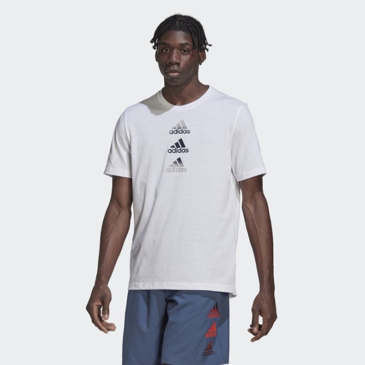 Camiseta Con Logo Diseñada Para Moverse Adidas Blanca