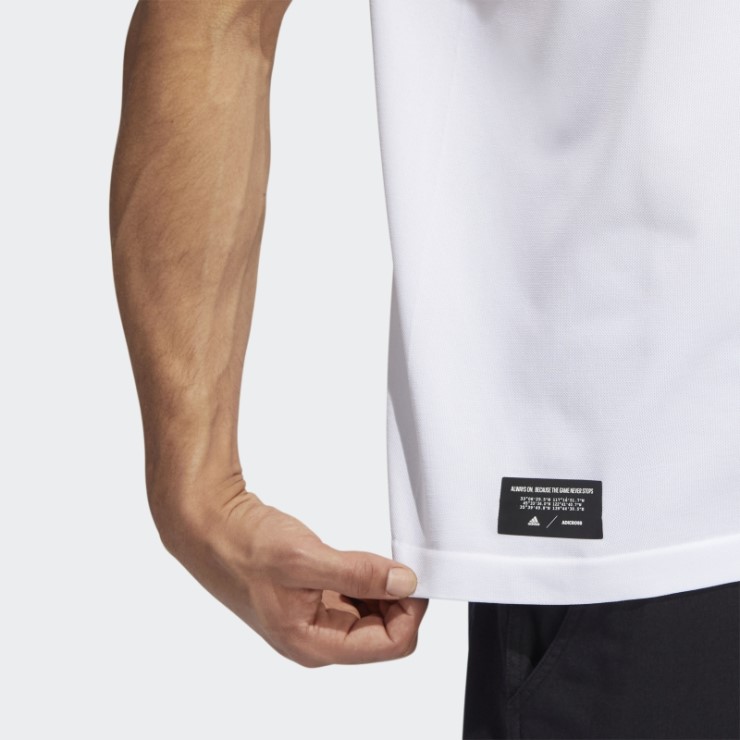 Polo Adicross Blanco A Cuadros Adidas